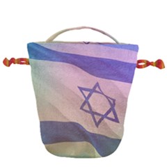 Israel Drawstring Bucket Bag by AwesomeFlags