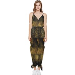Surreal Steampunk Queen From Fonebook Sleeveless Tie Ankle Jumpsuit by 2853937