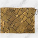 Golden Mosaic Texture Print Canvas Cosmetic Bag (XXXL) View2