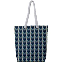 Babuls Illusion Full Print Rope Handle Tote (small) by Sparkle