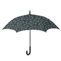 Intricate Texture Ornate Camouflage Pattern Hook Handle Umbrellas (Medium) View3