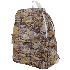 Rocky Texture Grunge Print Design Top Flap Backpack by dflcprintsclothing