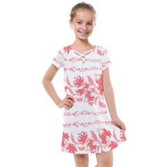 Folk Ornament Kids  Cross Web Dress by Eskimos