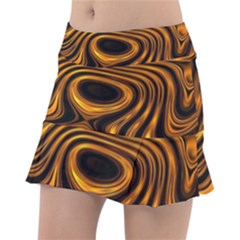 Wave Abstract Lines Classic Tennis Skirt by Dutashop