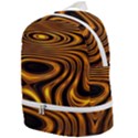 Wave Abstract Lines Zip Bottom Backpack View1