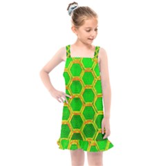 Hexagon Window Kids  Overall Dress by essentialimage365