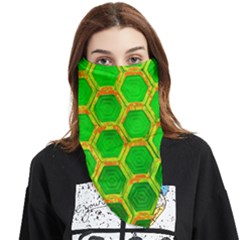 Hexagon Window Face Covering Bandana (triangle) by essentialimage365