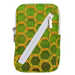 Hexagon Windows Belt Pouch Bag (small) by essentialimage365
