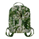 Tropical leaves Flap Pocket Backpack (Small) View3