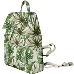 Tropical Leaves Buckle Everyday Backpack by goljakoff