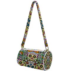 Sugar Skulls Pattern Mini Cylinder Bag by ExtraAwesomeSauce