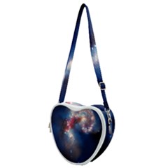 Galaxy Heart Shoulder Bag by ExtraAwesomeSauce