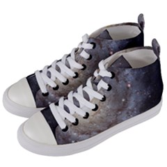 Spiral Galaxy Women s Mid-top Canvas Sneakers by ExtraAwesomeSauce