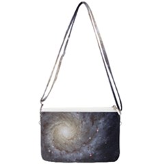 Spiral Galaxy Double Gusset Crossbody Bag by ExtraAwesomeSauce