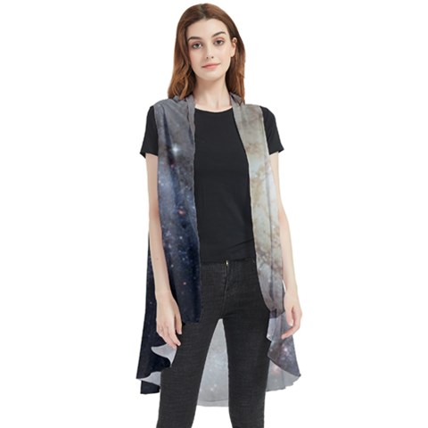 Spiral Galaxy Sleeveless Chiffon Waistcoat Shirt by ExtraAwesomeSauce