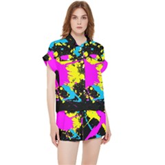 Splatter Splatter Chiffon Lounge Set by ExtraAwesomeSauce