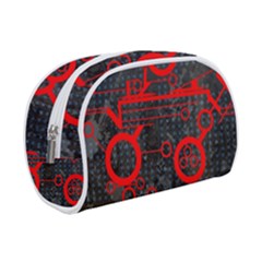 Tech - Red Make Up Case (small) by ExtraAwesomeSauce