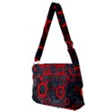 Tech - Red Full Print Messenger Bag (M) View2