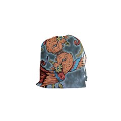 Chinese Phoenix Drawstring Pouch (xs) by ExtraAwesomeSauce