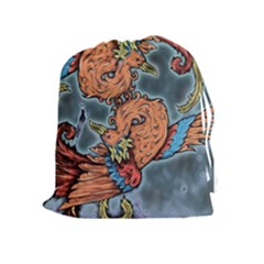 Chinese Phoenix Drawstring Pouch (xl) by ExtraAwesomeSauce