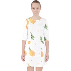 Pineapple Pattern Pocket Dress by goljakoff