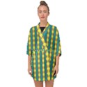 Native American Pattern Half Sleeve Chiffon Kimono View1