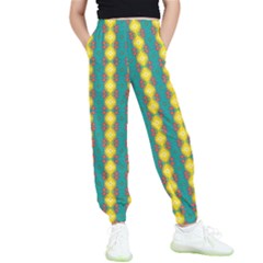 Native American Pattern Kids  Elastic Waist Pants by ExtraAwesomeSauce