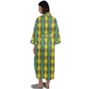 Native American Pattern Maxi Satin Kimono View2