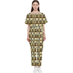 Native American Pattern Batwing Lightweight Jumpsuit by ExtraAwesomeSauce