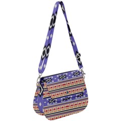 Native American Pattern Saddle Handbag by ExtraAwesomeSauce