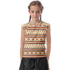 Native American Pattern Kids  Raglan Cap Sleeve Tee by ExtraAwesomeSauce