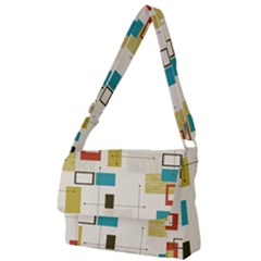 Retro Pattern Vintage Full Print Messenger Bag (s) by ExtraAwesomeSauce