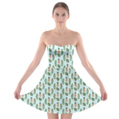 Summer Pattern Strapless Bra Top Dress by ExtraAwesomeSauce