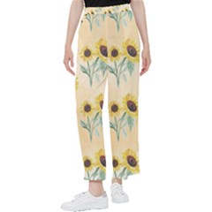 Sunflowers Pattern Women s Pants  by ExtraAwesomeSauce