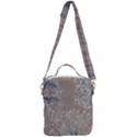 Linear Textured Botanical Motif Design Crossbody Day Bag View3