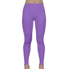 Amethyst Purple Classic Yoga Leggings by FashionLane