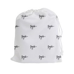 Tribal Style Symbol Drawing Print Pattern Drawstring Pouch (2xl) by dflcprintsclothing