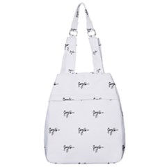Tribal Style Symbol Drawing Print Pattern Center Zip Backpack by dflcprintsclothing