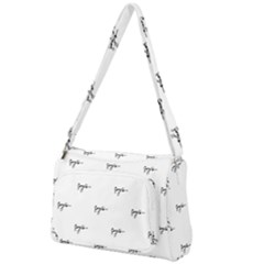 Tribal Style Symbol Drawing Print Pattern Front Pocket Crossbody Bag by dflcprintsclothing