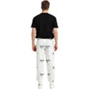 Tribal Style Symbol Drawing Print Pattern Men s Elastic Waist Pants View2