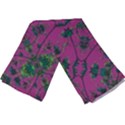 Modern Floral Collage Print Pattern Long Sheer Chiffon Scarf  View3
