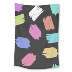 Many Colors Pattern Seamless Large Tapestry by Dutashop