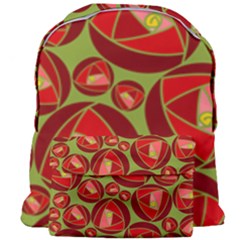 Abstract Rose Garden Red Giant Full Print Backpack by Dutashop