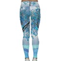 Crystal Blue Tree Classic Yoga Leggings View2