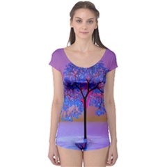 Tree Sunset Boyleg Leotard  by icarusismartdesigns
