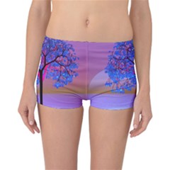 Tree Sunset Reversible Boyleg Bikini Bottoms by icarusismartdesigns