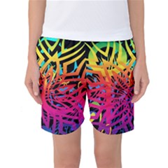 Abstract Jungle Women s Basketball Shorts by icarusismartdesigns