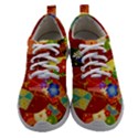 Floral Abstract Athletic Shoes View1