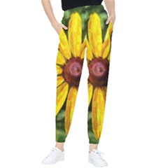 Sunflower Painting Tapered Pants by ExtraAwesomeSauce