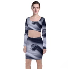 Black And White Snake Top And Skirt Sets by ExtraAwesomeSauce